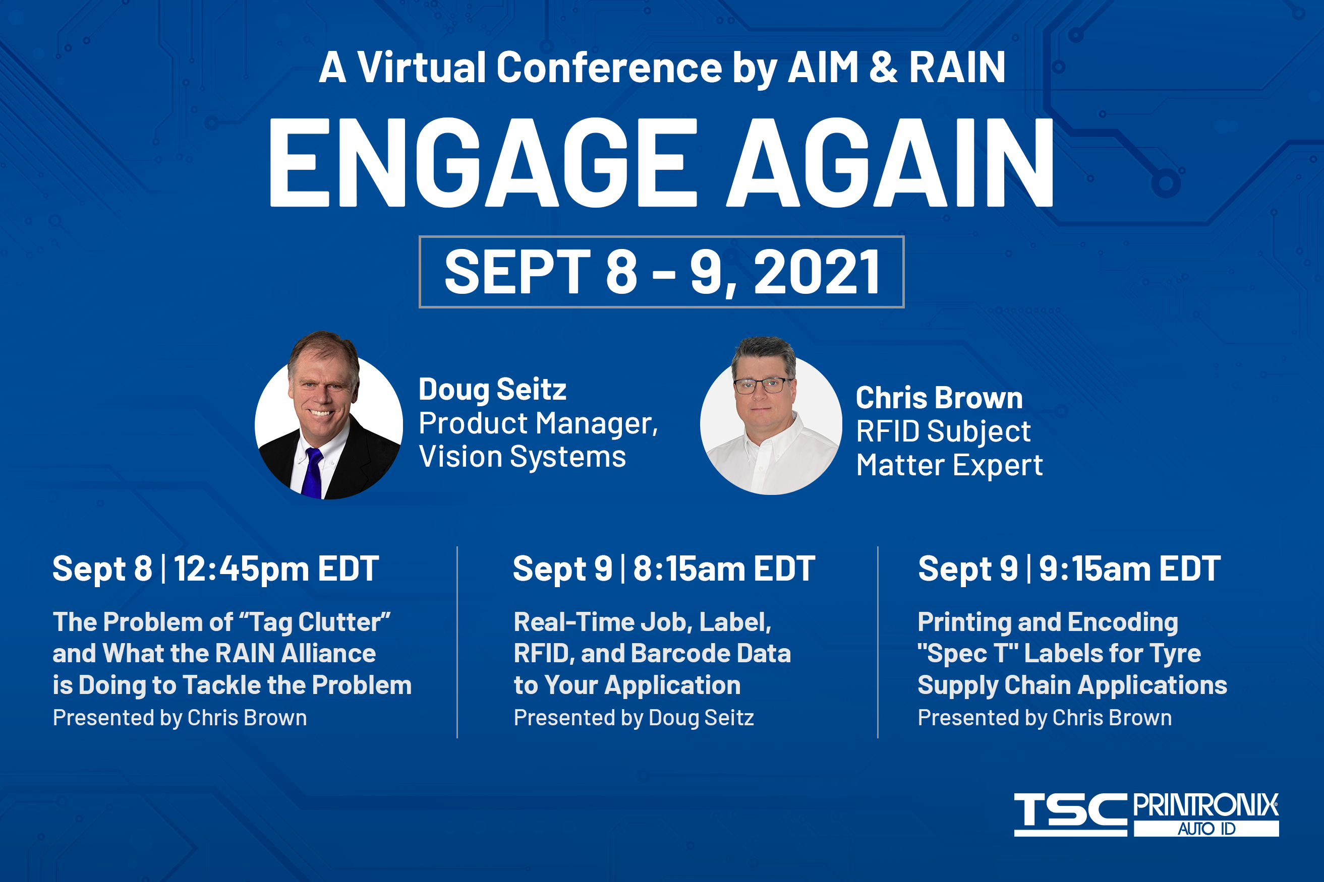 AIM and RAIN Engage Again Virtual Conference AIM and RAIN “engage again” digital conference