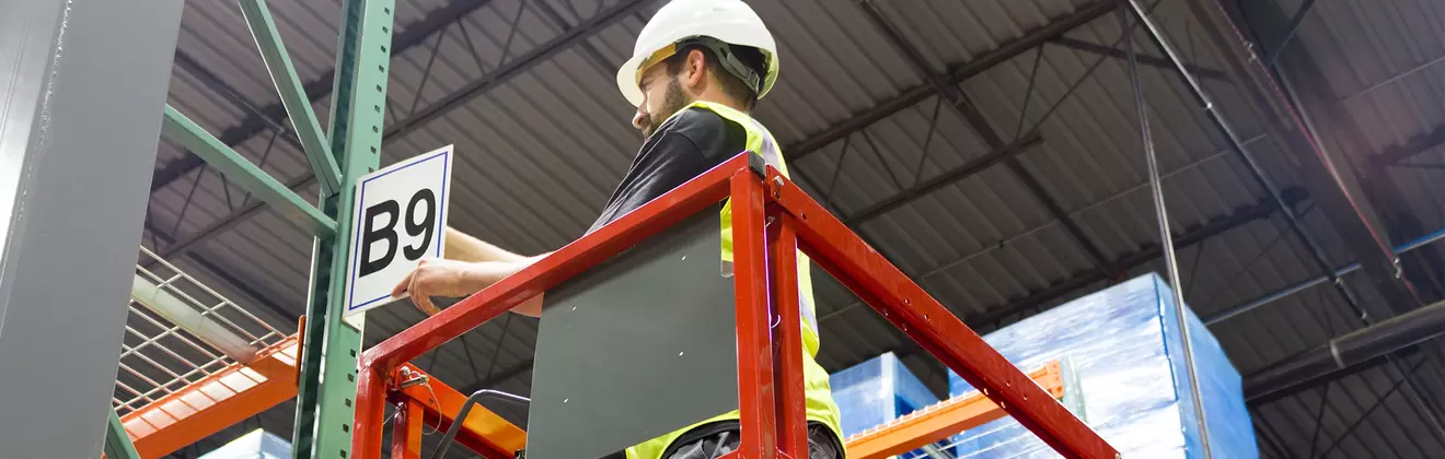 Warehouse Label Installation